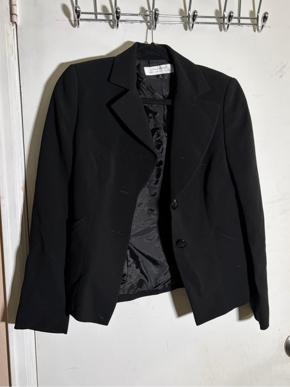 Tahari Black Women's Tailored Blazer Jacket